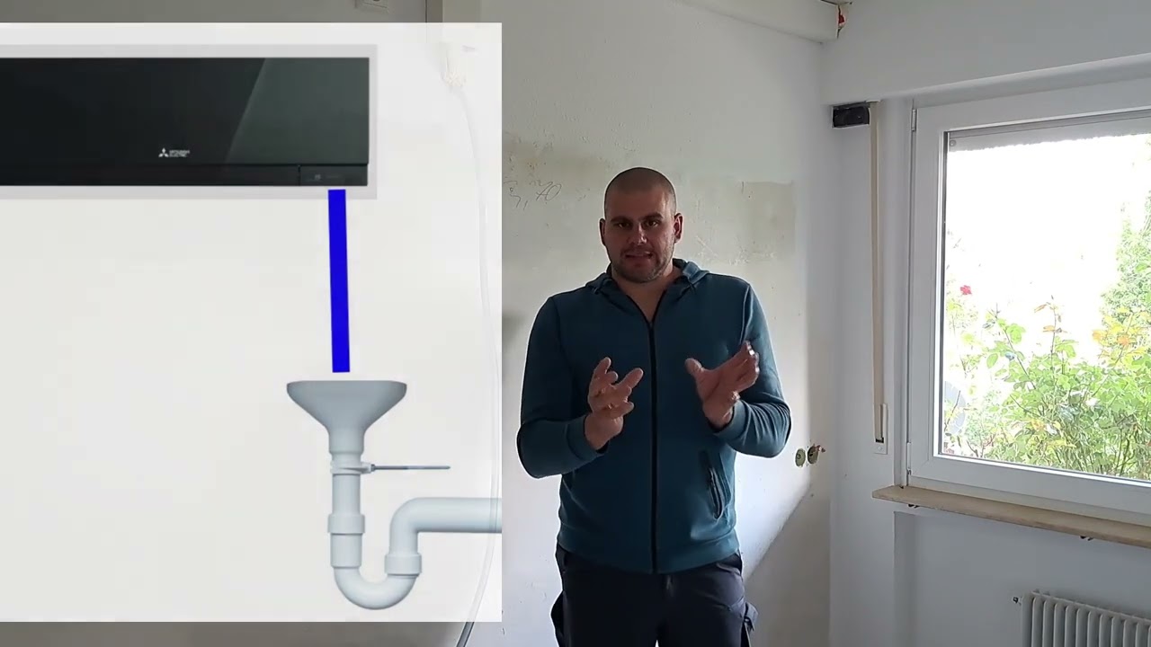 Wohin mit dem Kondenswasser der Klimaanlage? Freie Ablauf und Kondensatpumpe