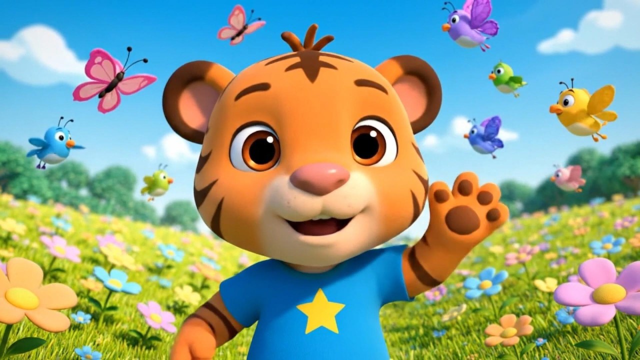 Learn & Play with Tennis 🐯 | Educational Preschool Series (ABC, Numbers, Life Skills)