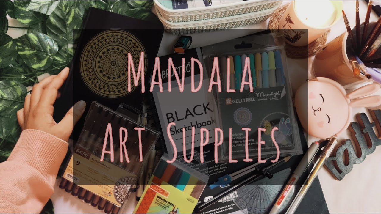 Mandala Art Supplies || Materials You Need For Mandala Art - PART 1 #mandalaartsupplies
