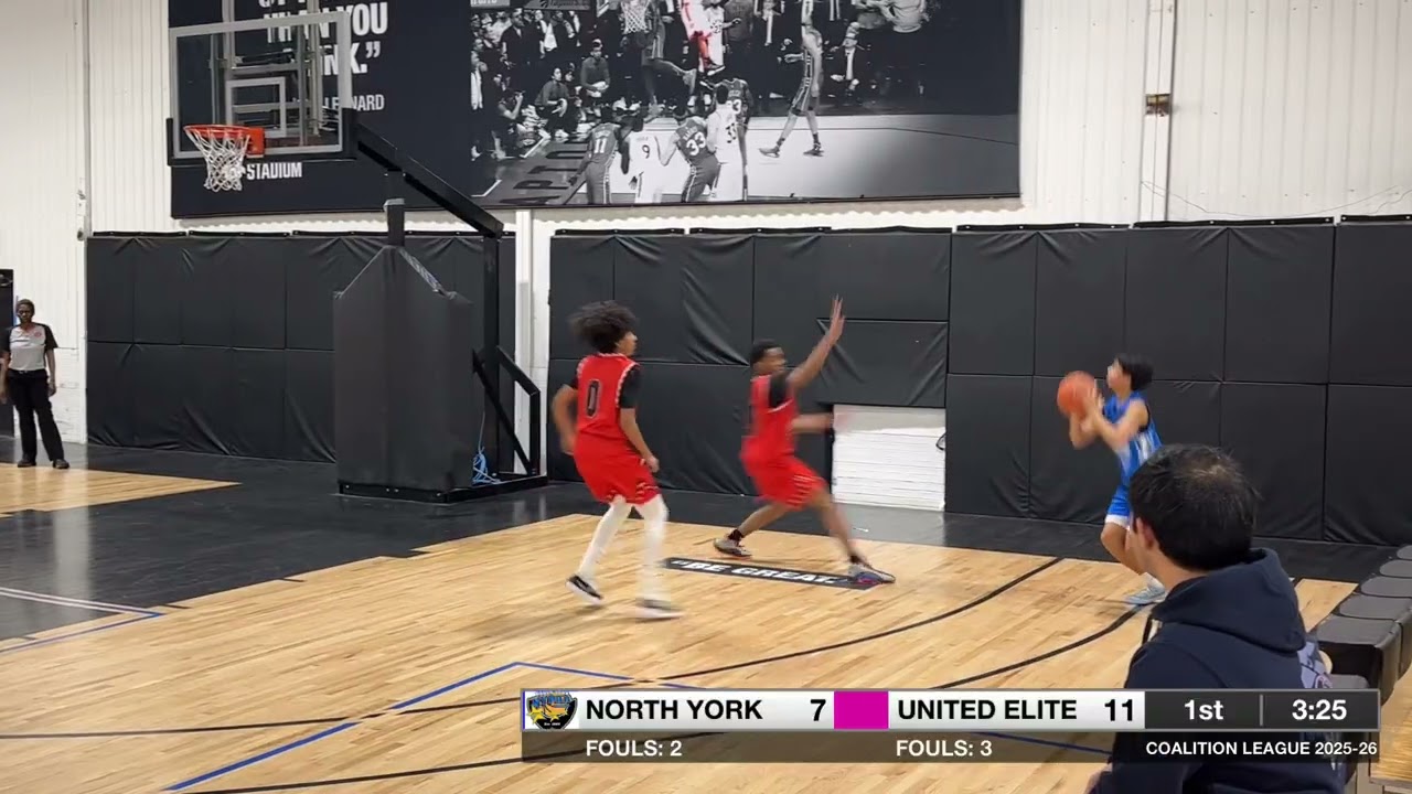 NORTH YORK vs UNITED ELITE U15 - COALITION LEAGUE WINTER LEAGUE 2025-2025 Game 6