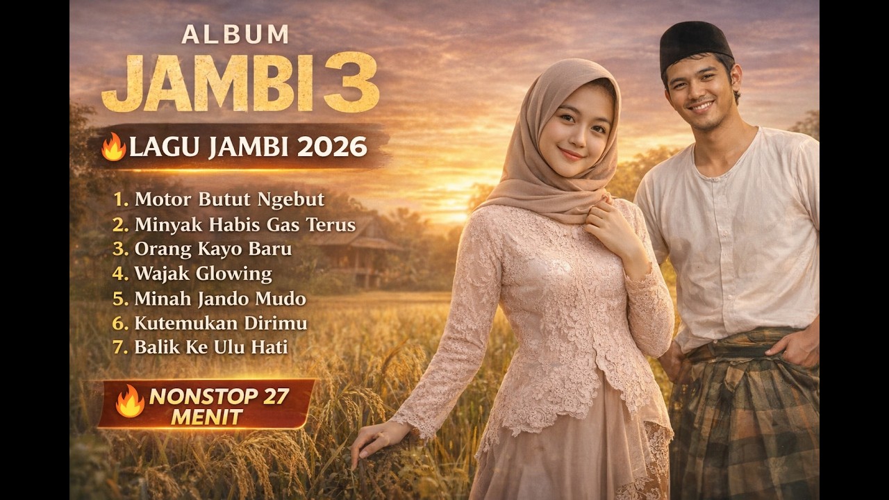 LAGU JAMBI 2026 TERBARU 🔥 Full Album Nonstop 27 Menit | Album Jambi 3