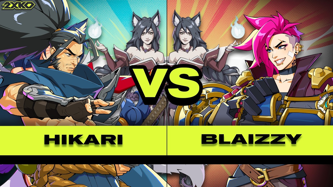 2XKO - Hikari vs Blaizzy Yasuo/Ahri vs Vi/Ahri - High Level Gameplay