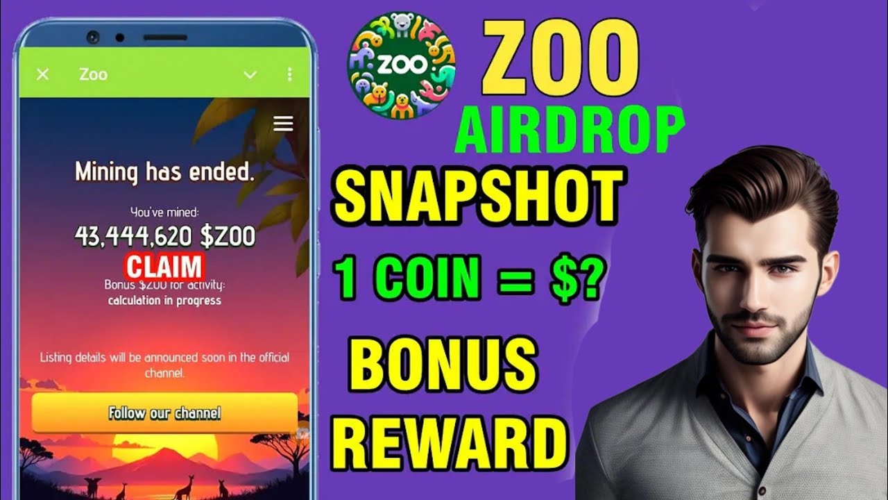 Zoo Airdrop bonus claim | Zoo Airdrop listing date | Zoo Airdrop price prediction | Zoo mining end