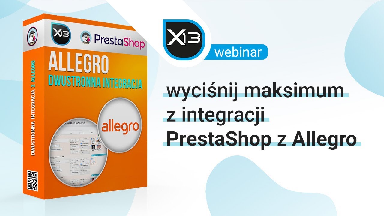 Wyciśnij maksimym z integracji PrestaShop z Allegro [webinar]