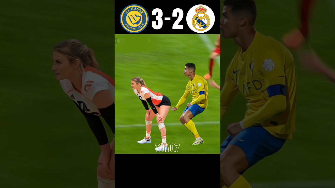 Al-Nassr vs Real Madrid || Ronaldo vs Mbapp&eacute; || 🤯🔥IMAGINARY MATCH 2026 || 🥶 #football #shorts #cr7