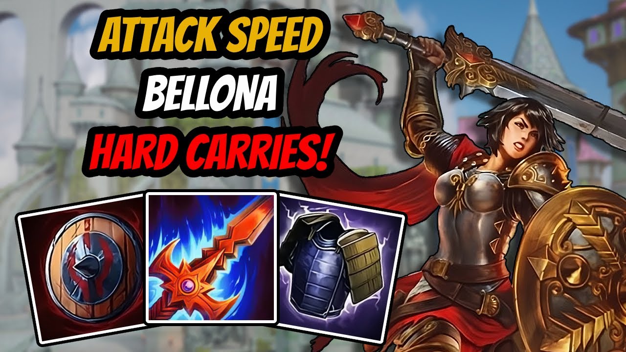 BELLONA is a HARD CARRY with ATTACK SPEED in SMITE 2 Joust