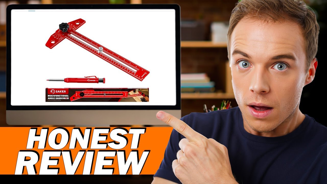 Saker Woodworking Scriber Ruler Review &mdash; Adjustable T-Square Precision Tool Test