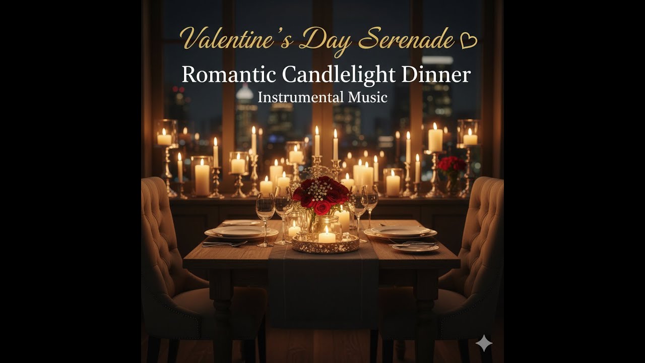 Romantic Candlelight Dinner Music 🌹 Instrumental Love Songs for Valentine’s Day