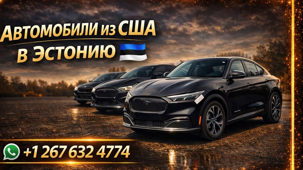 Автомобили из США в Эстонию. В этот раз Таллин наша цель 🎯 доставки. 