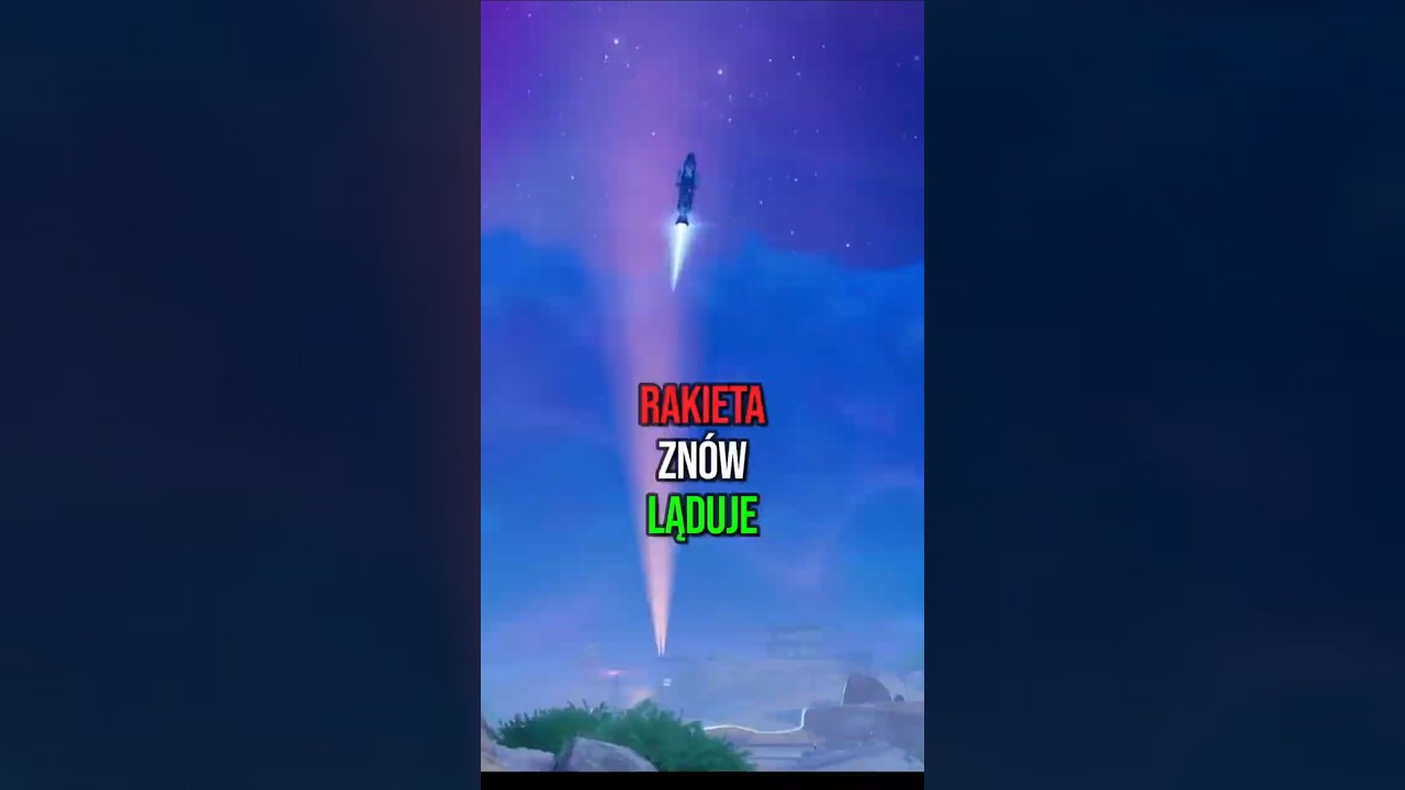Rakieta ZN&Oacute;W nad wyspą?! 😳