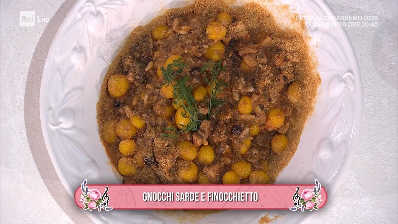 Gnocchi sarde e finocchietto - È sempre mezzogiorno 27/02/2026