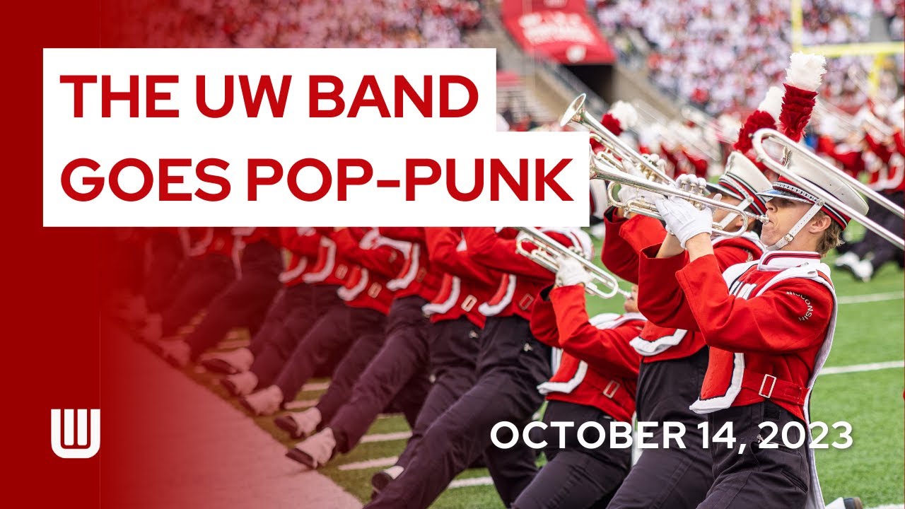 The UW Band Goes Pop-Punk Halftime Performance - October 14, 2023