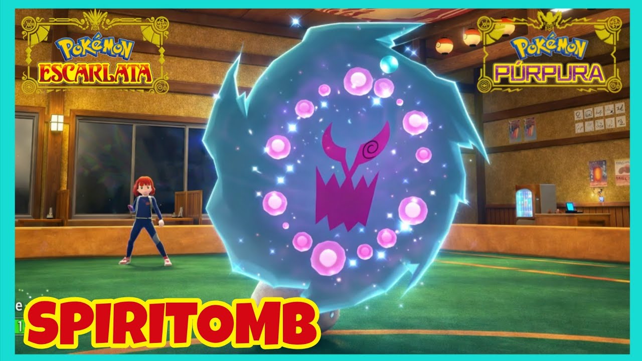SPIRITOMB LOGRA BARRER en POKÉMON ESCARLATA y PÚRPURA