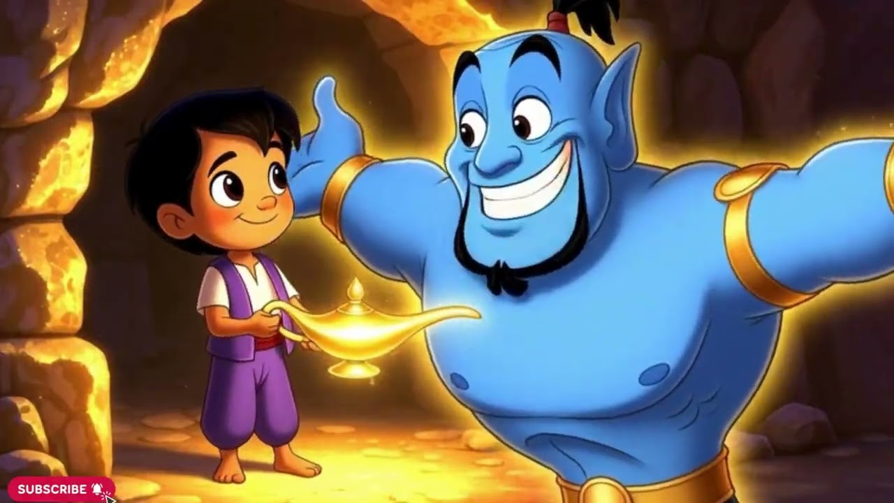 Princess Jasmine & Aladdin 🪔 | A Magical Love Story | 3-Min Fairy Tale for Kids
