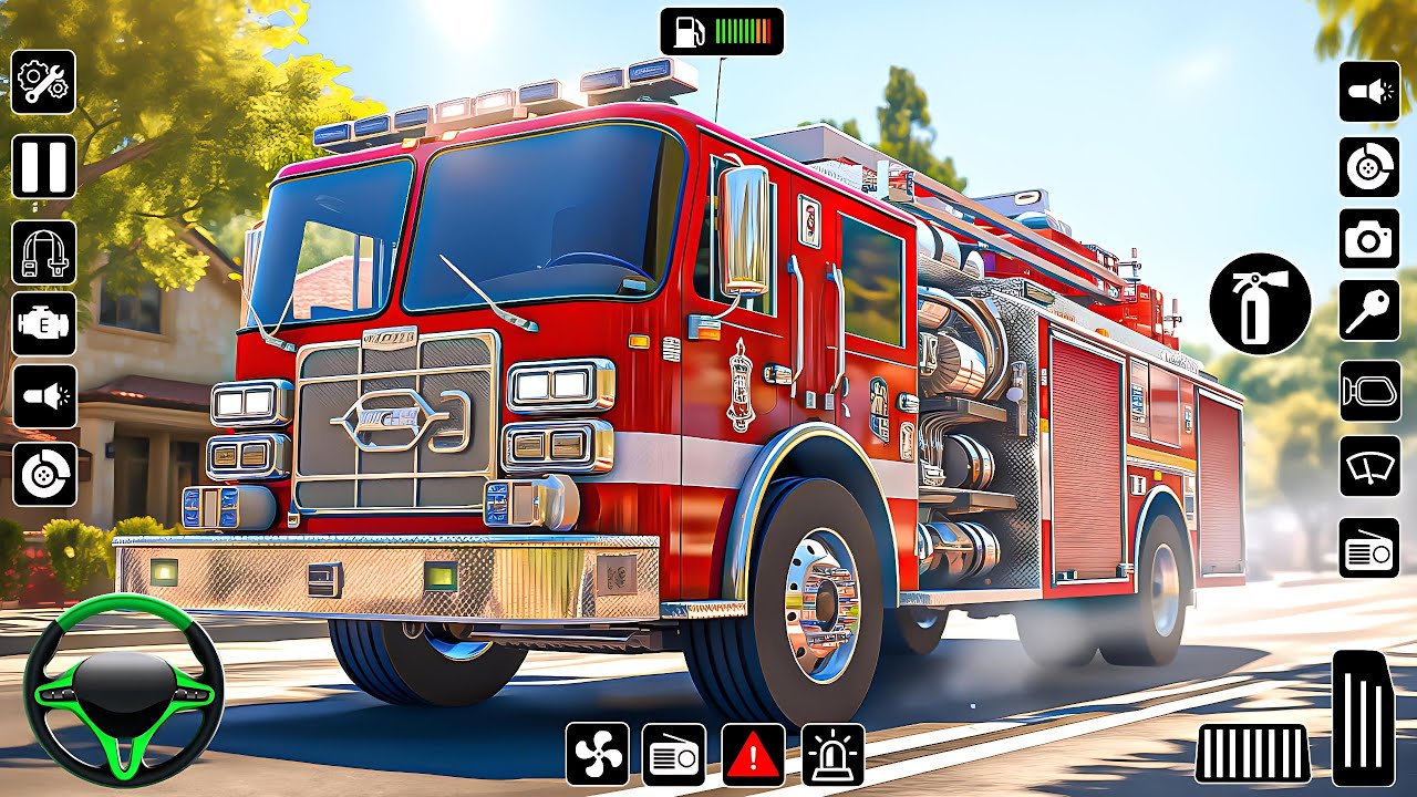 Fire Truck City Rescue Simulator 911 Emergency Real Heroes: I'M Fireman Android Gameplay