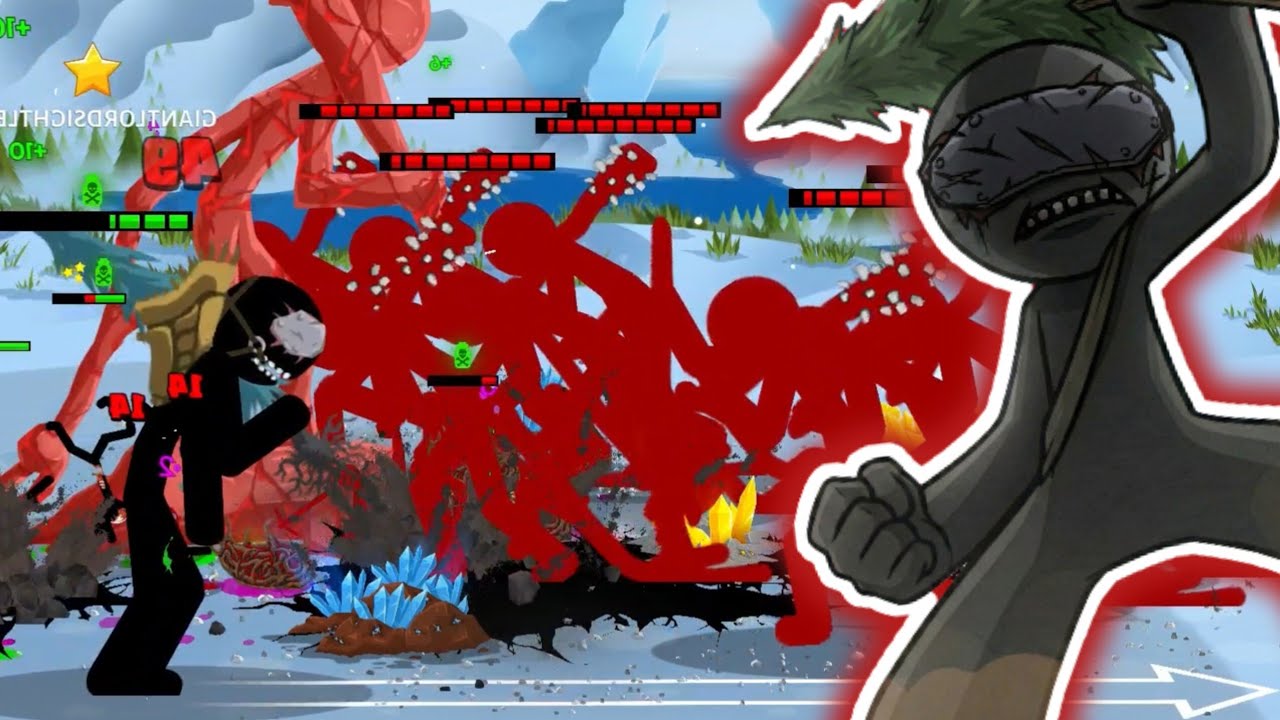 GIANTLORD SIGHTLESS CAMPAIGN #5! GIANTS BETRAYED GIANTLORD! Stick War: Saga Solo General Challenge