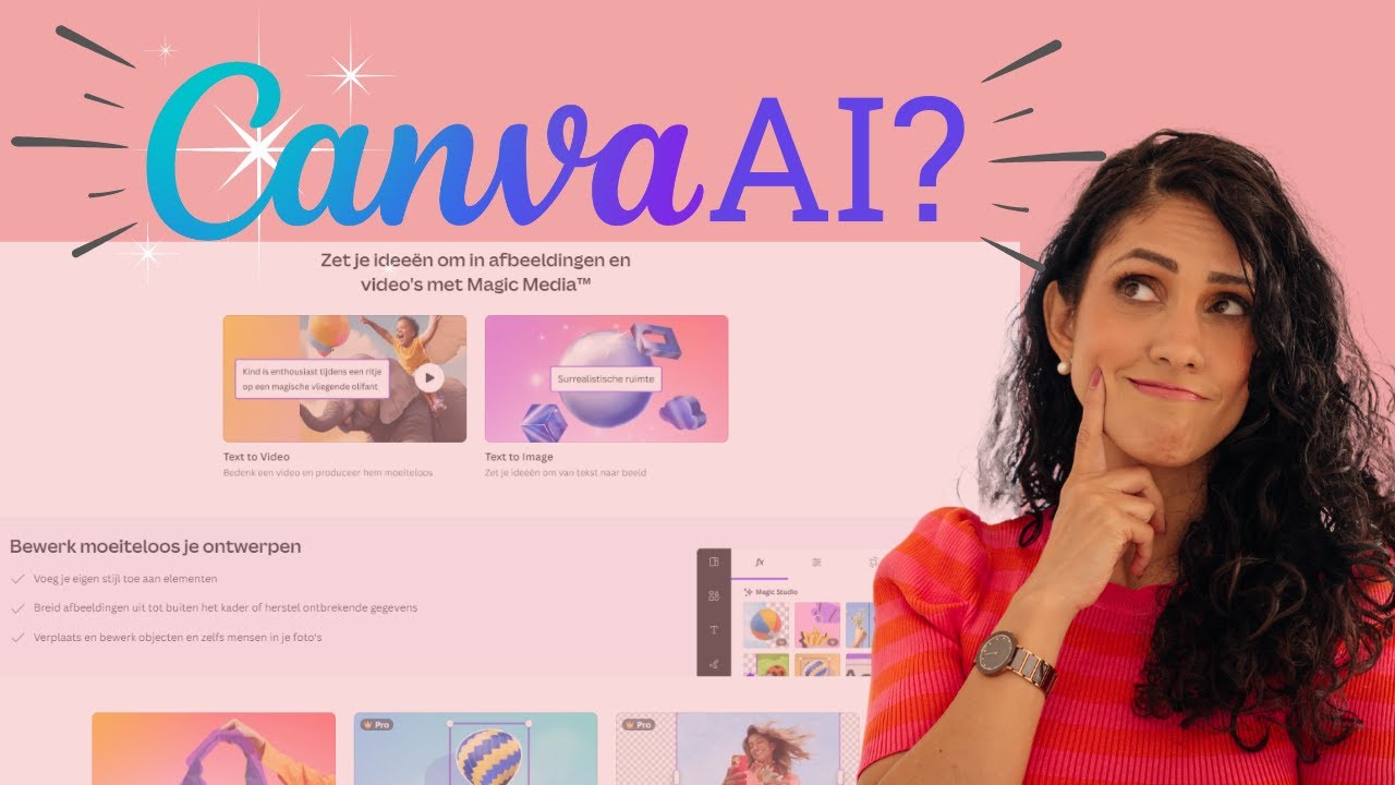 Canva AI Tutorial Nederlands - 3 Canva Magic Studio Functies ✨