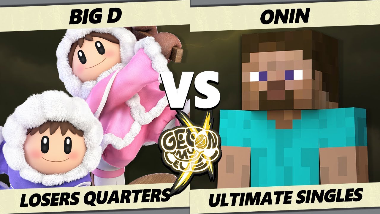 GOML X TOP 8 - Big D (Ice Climbers) Vs. Onin (Steve) Smash Ultimate - SSBU