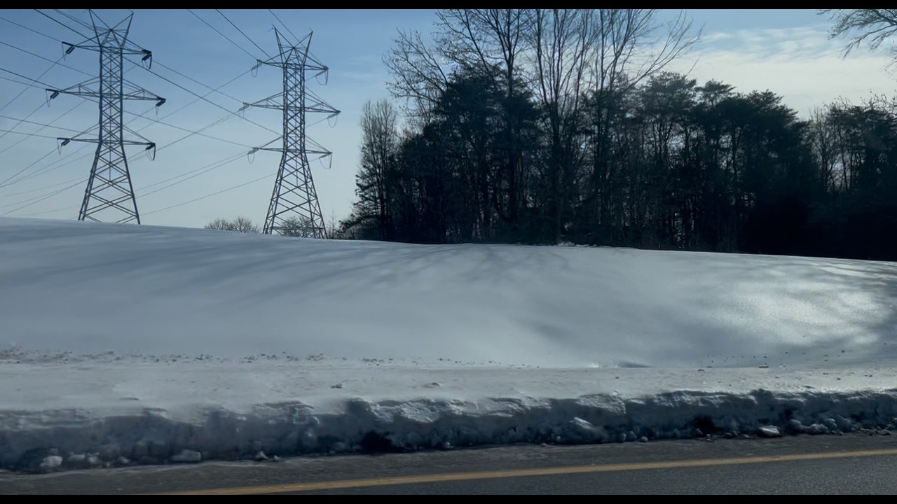 One week after the snow ❄️