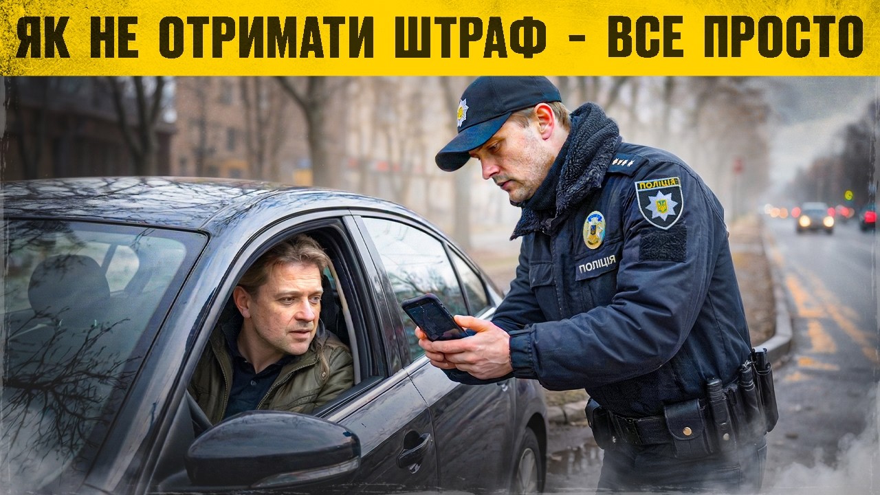 🚨 Як уникнути штрафу від поліції — простий алгоритм