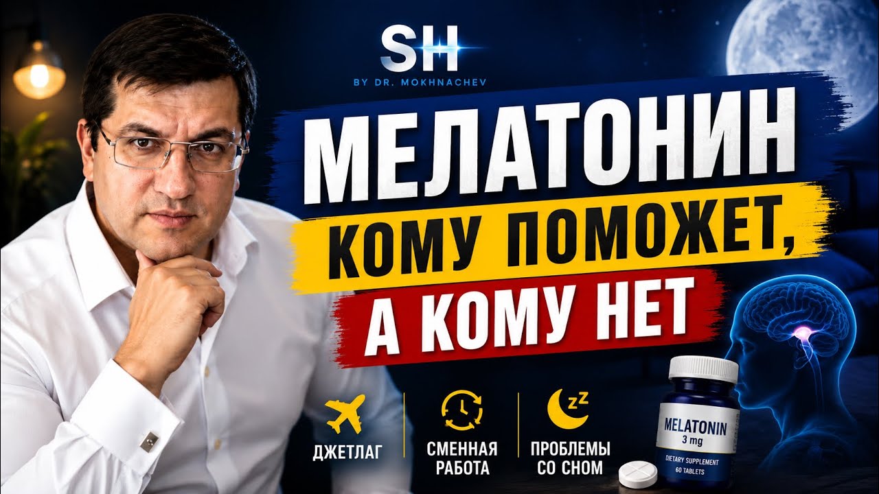 Мелатонин. Кому поможет, а кому нет?