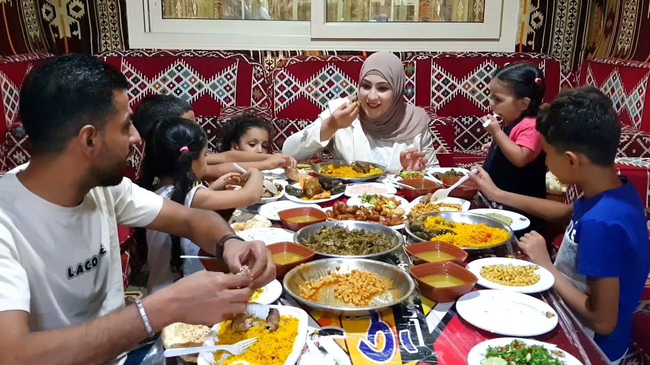 اكبر وليمه مندى لحم ومبكبكه ومعلاق اكلناها💥 واليوم ختم بليندا💔😭