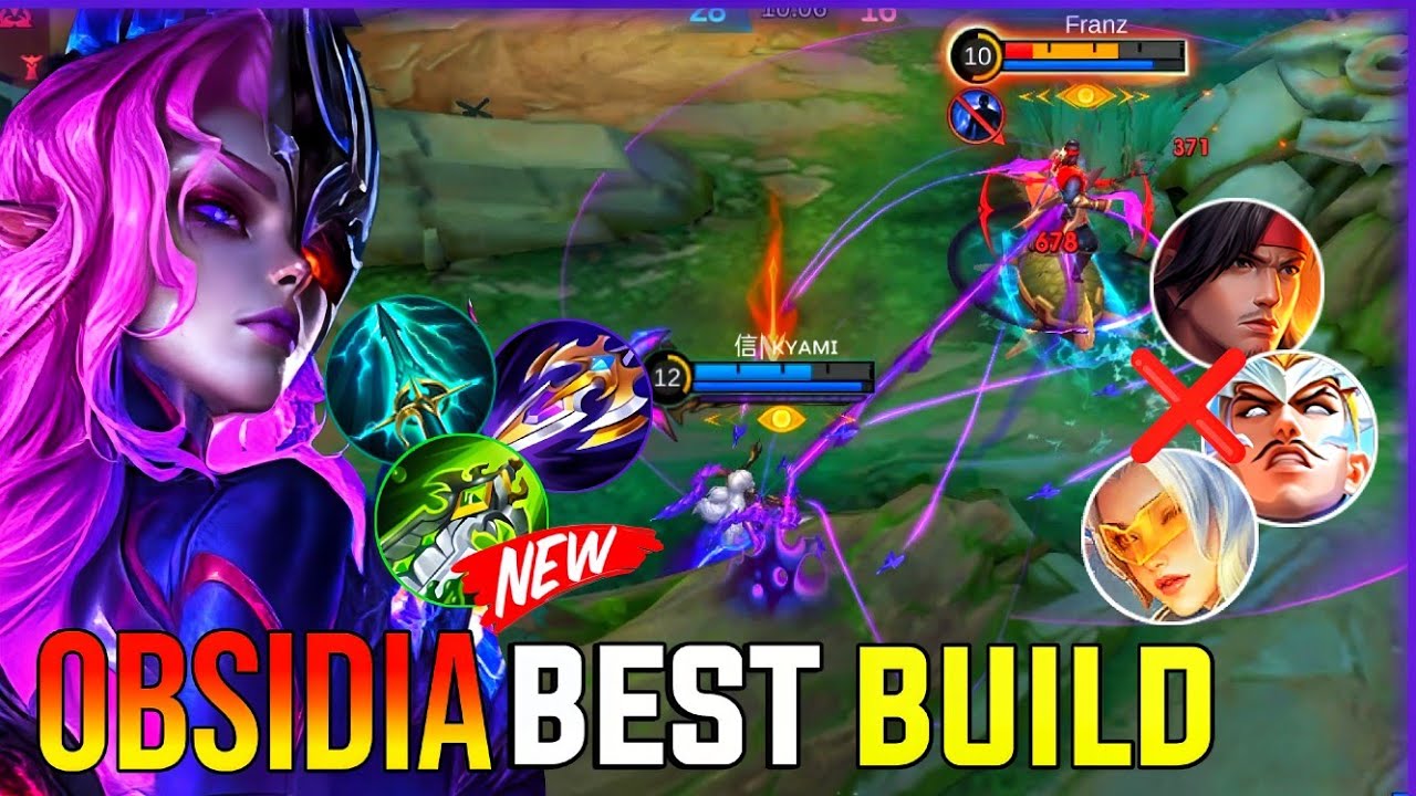 NEW OBSIDIA BEST BUILD!! - 100% BROKEN - NEW HERO OBSIDIA MLBB GAMEPLAY