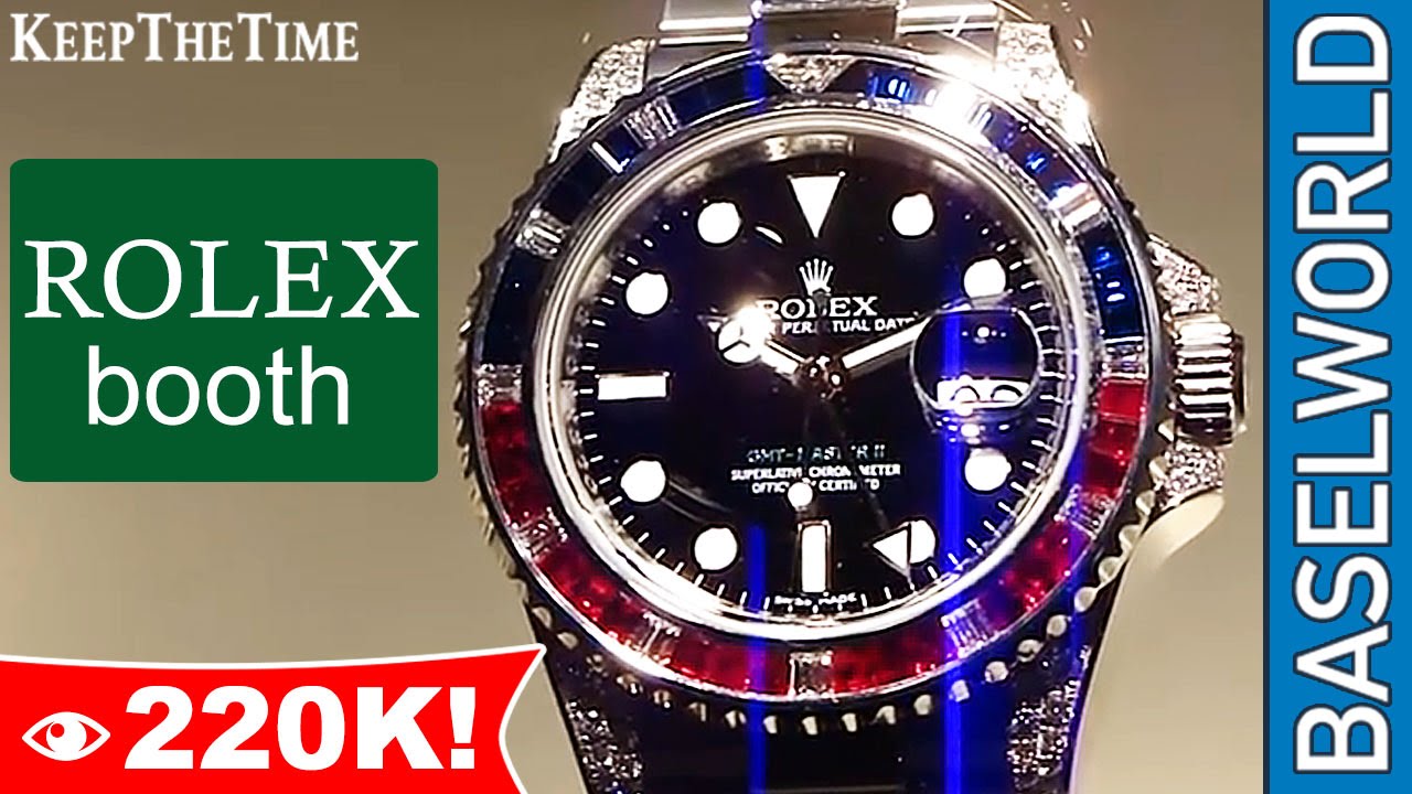 Rolex Booth Tour at Baselworld in Basel, Switzerland (KeepTheTime.com)
