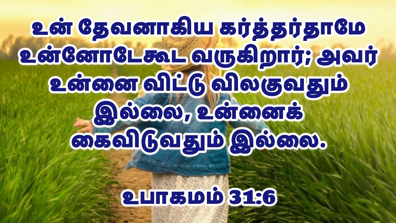 He will not leave you | அவர் உன்னை விட்டு விலகுவது இல்லை | இன்றைய ஜீவ மன்னா | Gideons Ministries