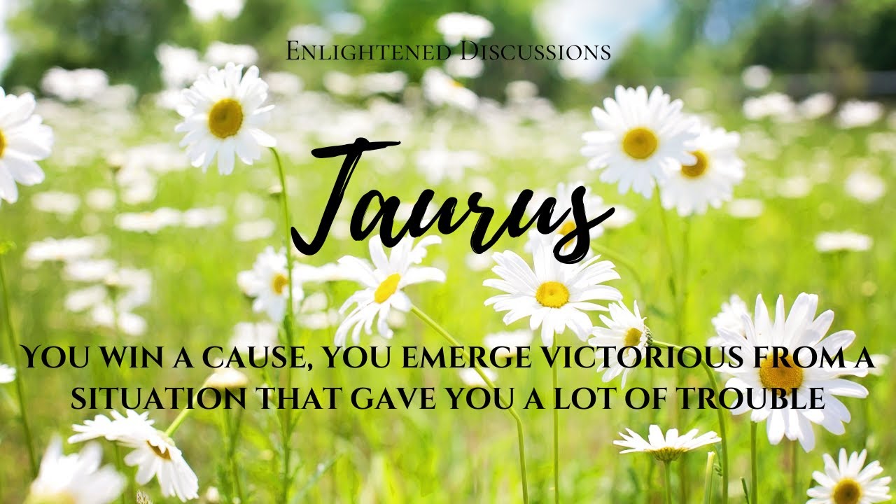 Taurus - You win a cause, you emerge victorious from a situation that gave you a lot of trouble