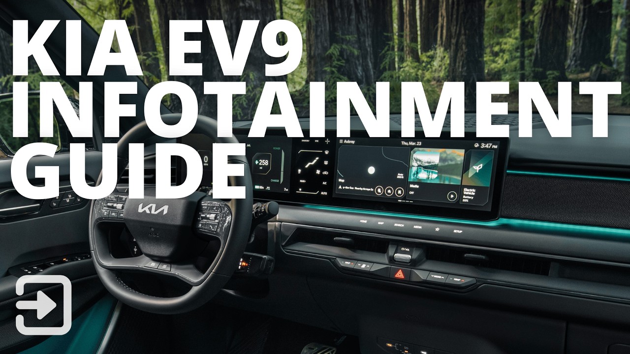 Руководство по информационно-развлекательной системе Kia EV9 2024 года | Обзор системы и приложения