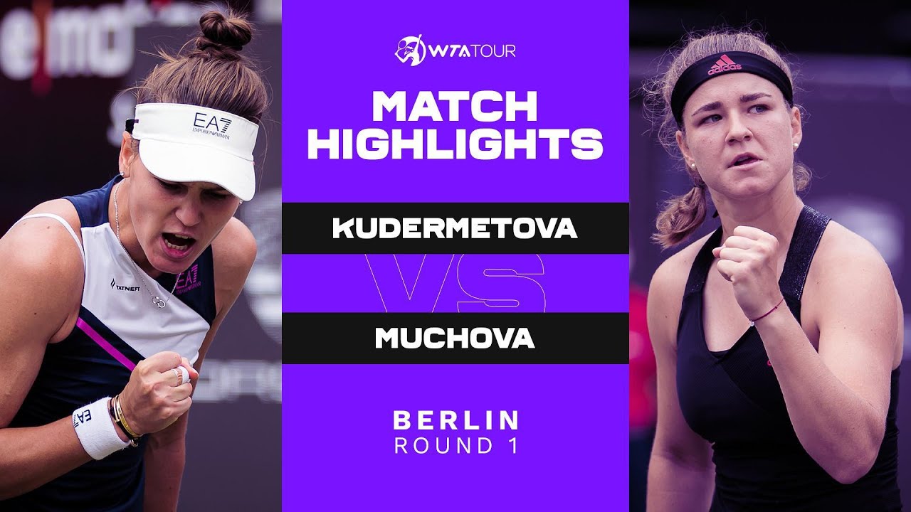 Veronika Kudermetova vs. Karolina Muchova | 2021 Berlin Round 1 | WTA Match Highlights