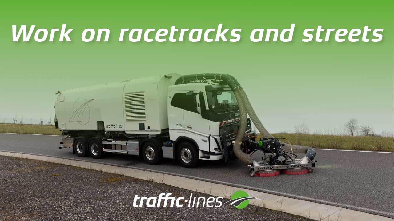 traffic-lines machines work on racetracks and streets