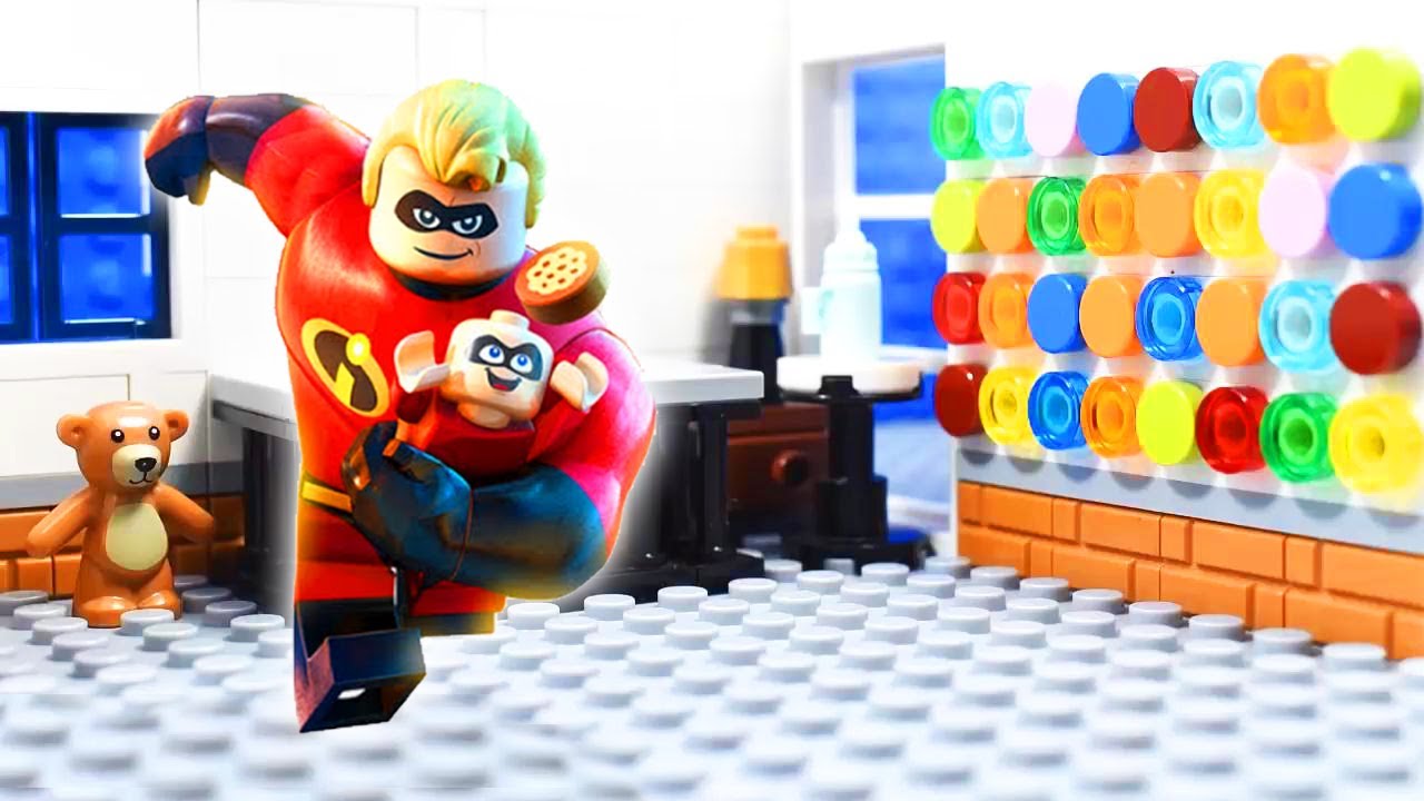 Incredibles 2 Jack Jack and Dad &bull; Funny Short Lego Clip 1