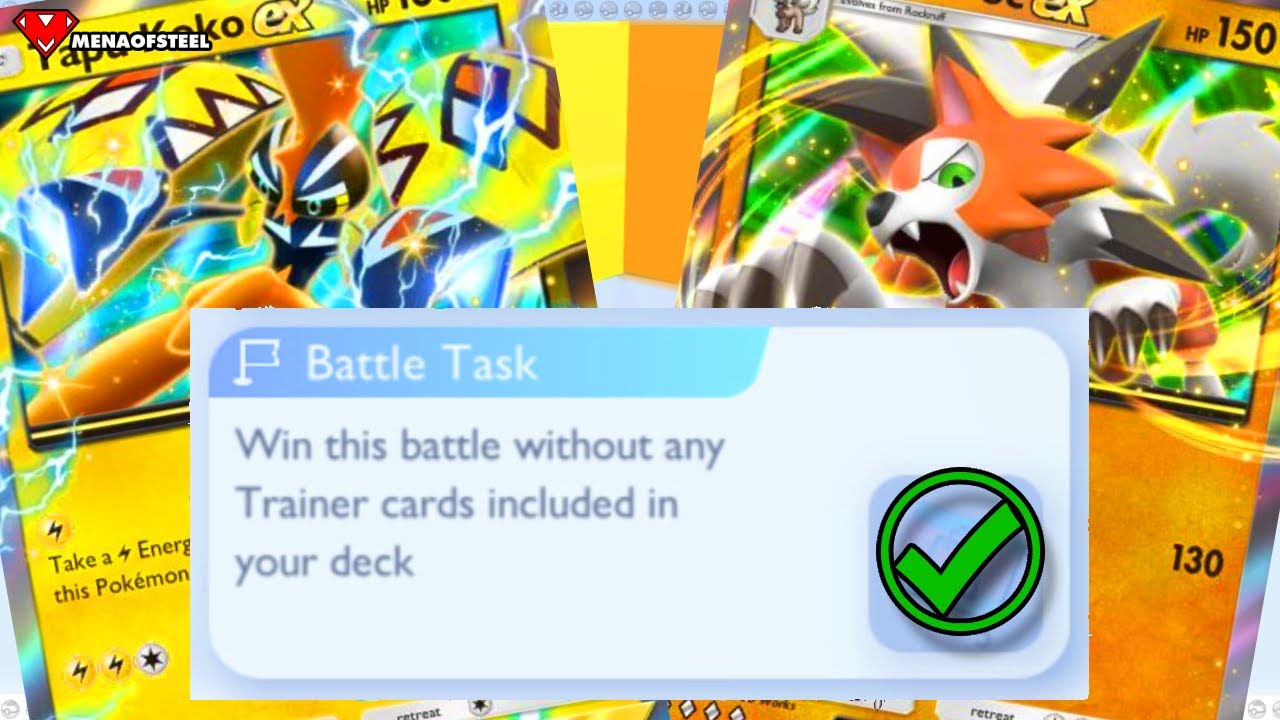 How to Beat Expert Solo Battles with NO TRAINER CARDS! (UPDATED) - Pokemon TCG Pocket
