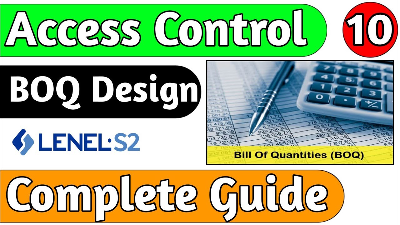 How to Design Access Control System BOQ & Quotation | Step by Step Guide l Access Control BOQ Design