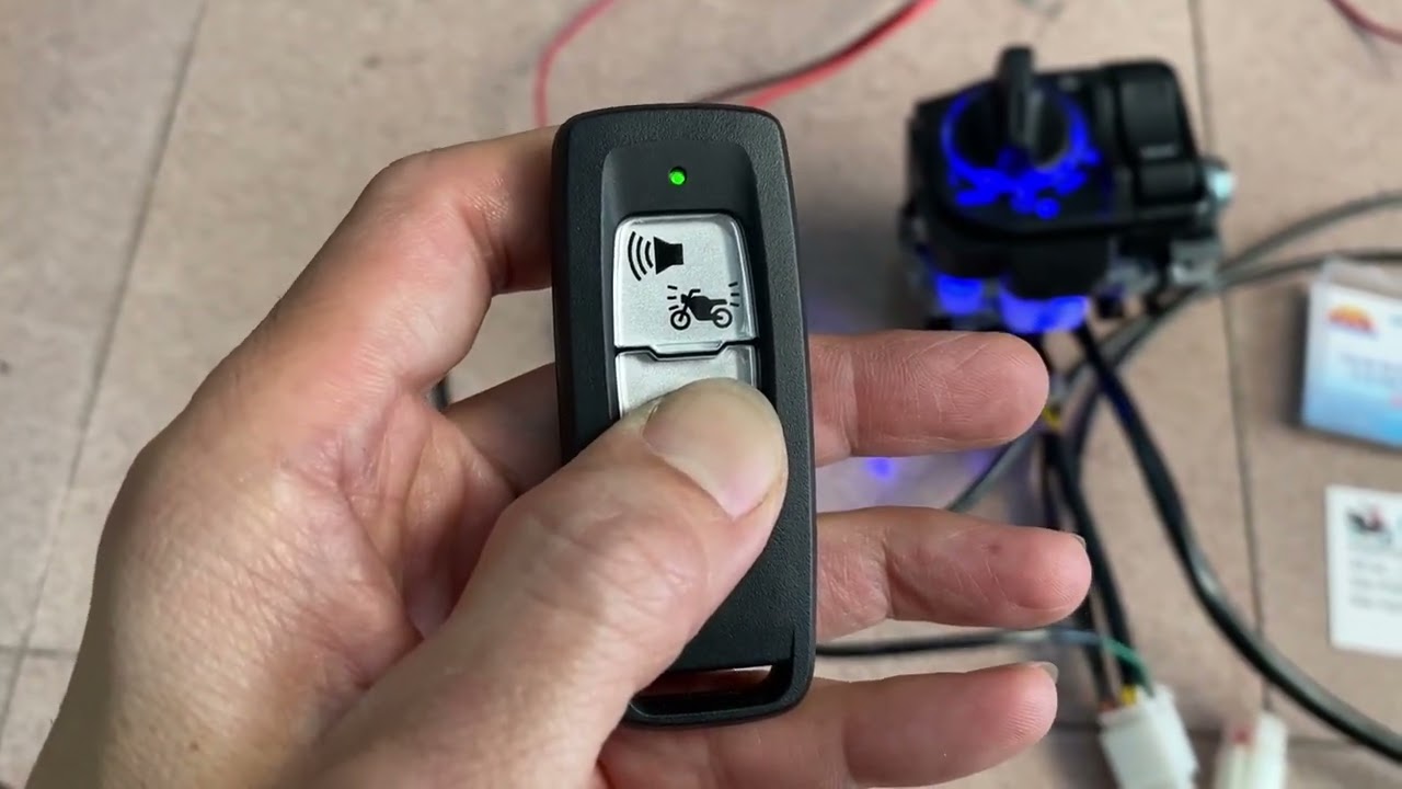 Tuyệt vời , bộ Smartkey app ĐT full chức năng chống cướp, điều khiển bằng điện thoại lắp xe SH Mode 