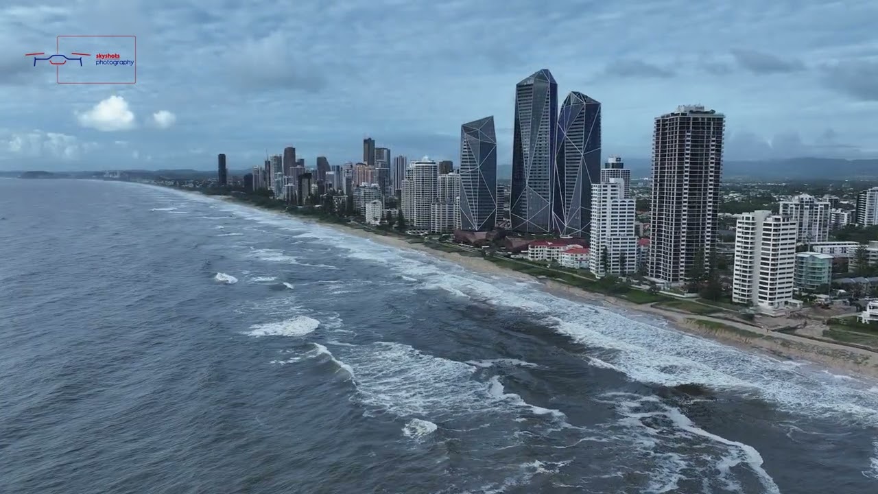 Gold Coast Beach front  post TC Alfred