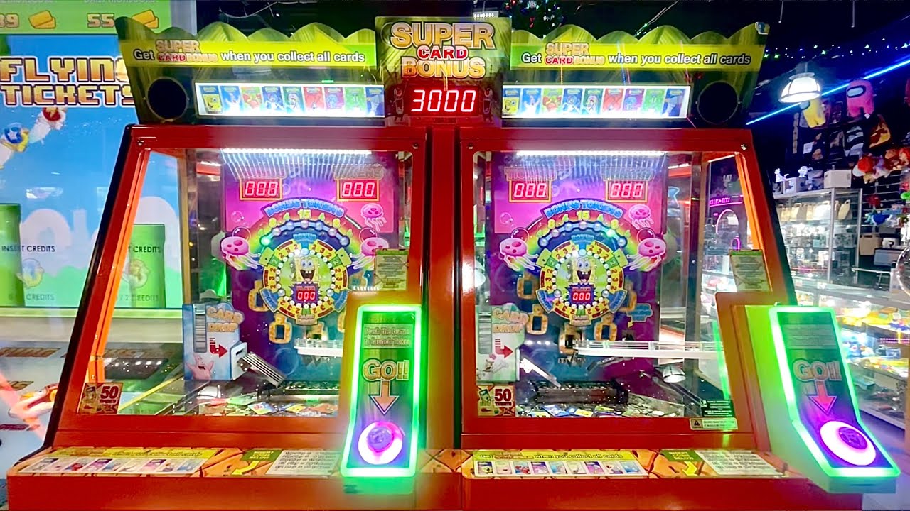 SpongeBob SquarePants Pineapple Arcade Coin Pusher Gameplay