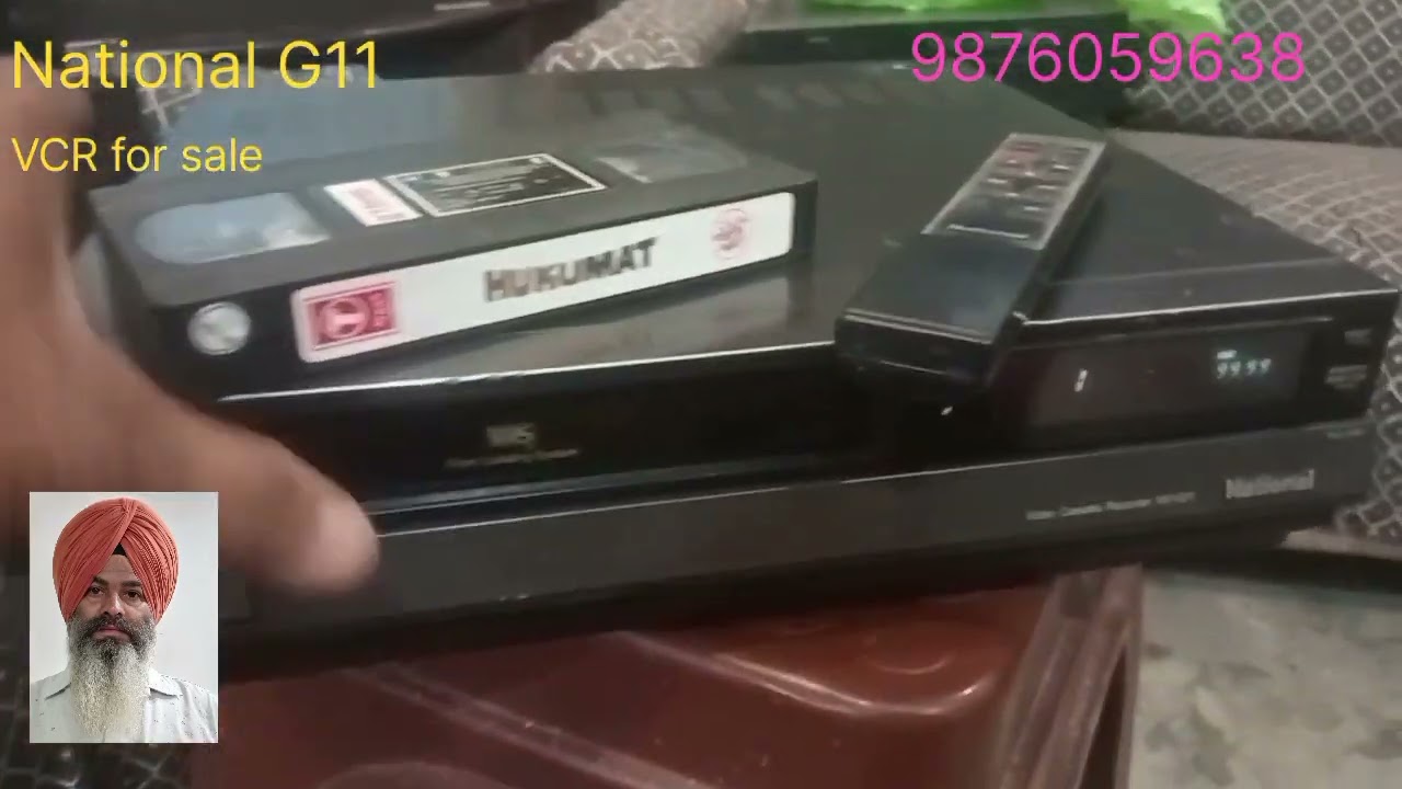 National G 11 VCR for sale with Remote