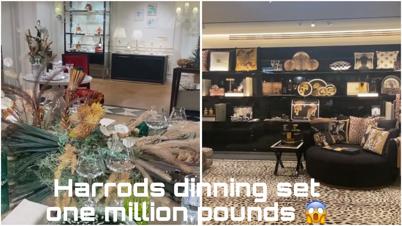 Inside Harrods the luxury store’s home & furniture#luxury brands & accessories
