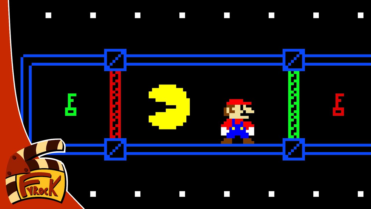 Mario and Pacman's IMPOSSIBLE Maze Escape