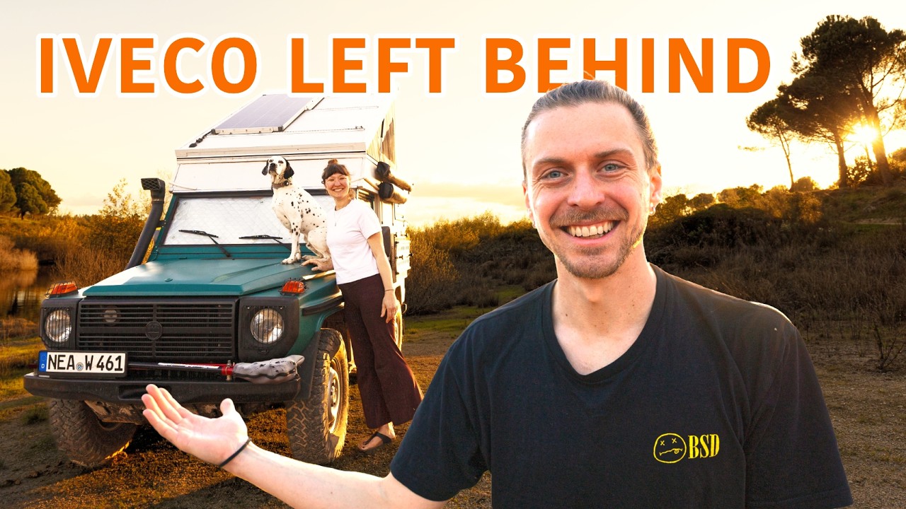 Driving 2500 km from Germany to Portugal | 40 Year Old Mercedes G Overlander