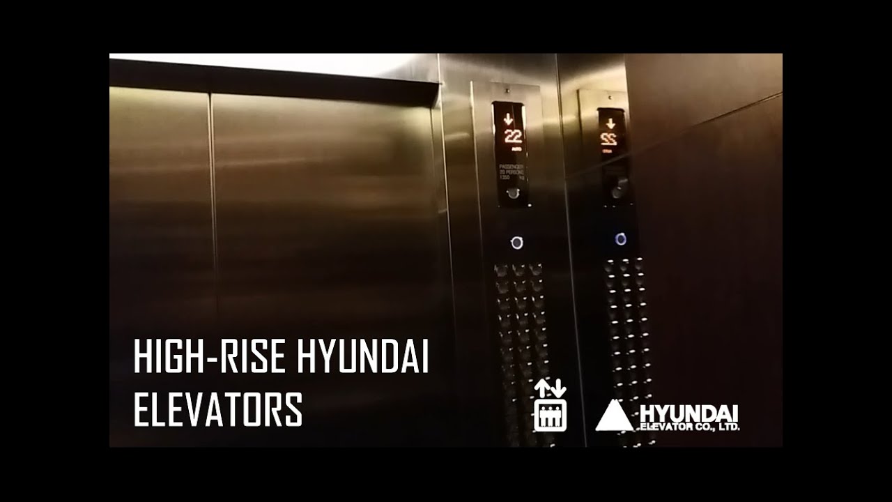 High Rise Hyundai Traction Elevators in Jakarta