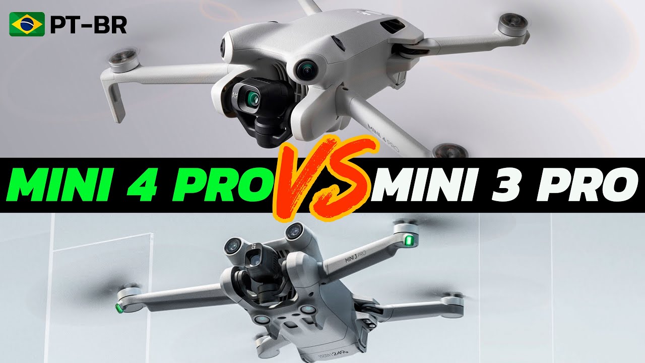 DJI MINI 4 PRO | VALE A PENA? Comparativo com MINI 3 PRO e AIR 3 | MELHOR DRONE da DJI? REACT