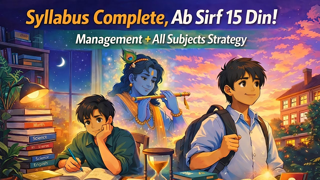 Syllabus Complete, Ab Sirf 15 Din! | Management + All Subjects Strategy