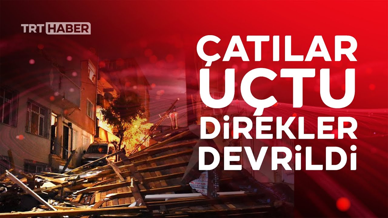 İstanbul’da sağanak ve fırtına