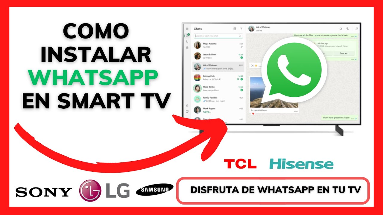 😱😉COMO INSTALAR WHATSAPP EN SMART TV😊