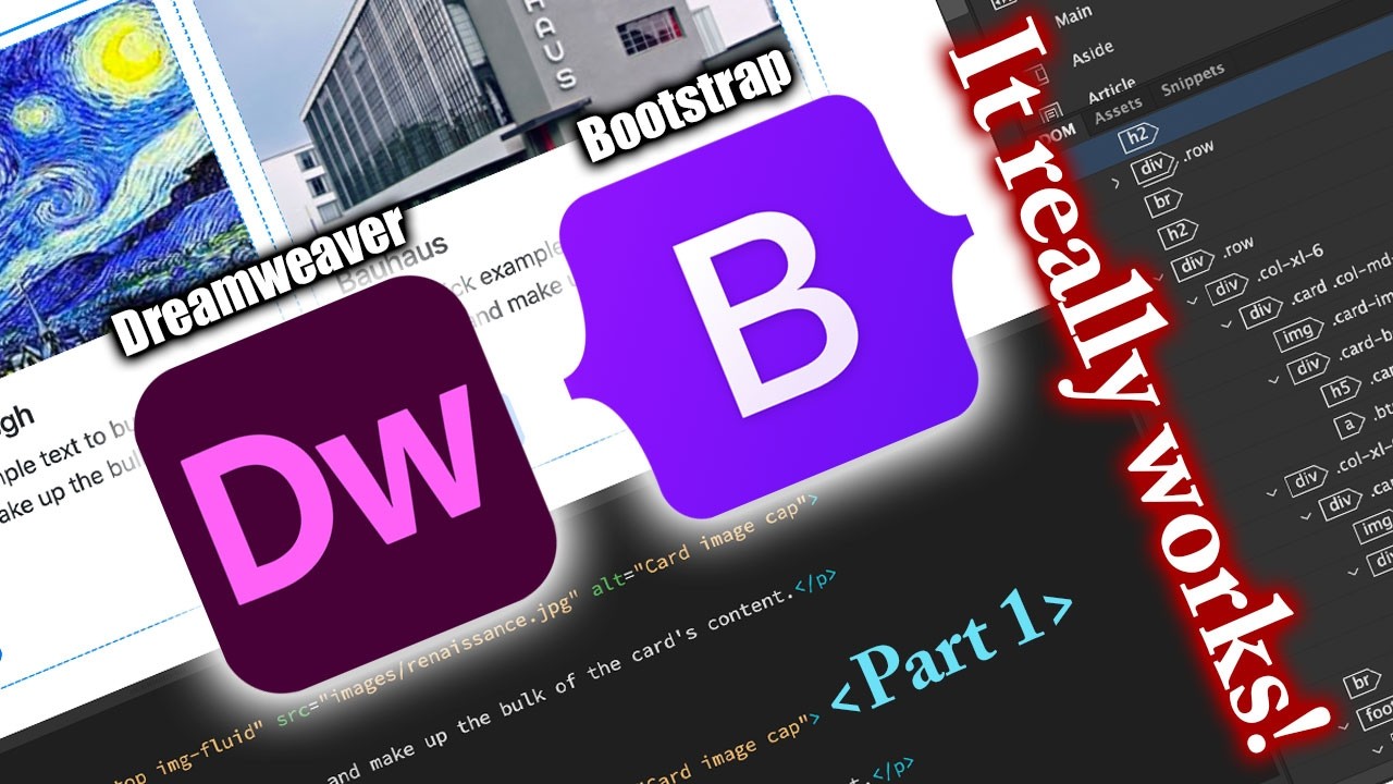 Creating a responsive Web Page with Dreamweaver + Bootstrap (part 1)