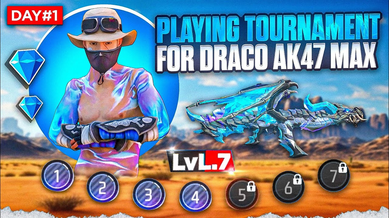 Playing Tournament for Draco AK Max | Solo Survival Tournament Gameplay | Ep-1